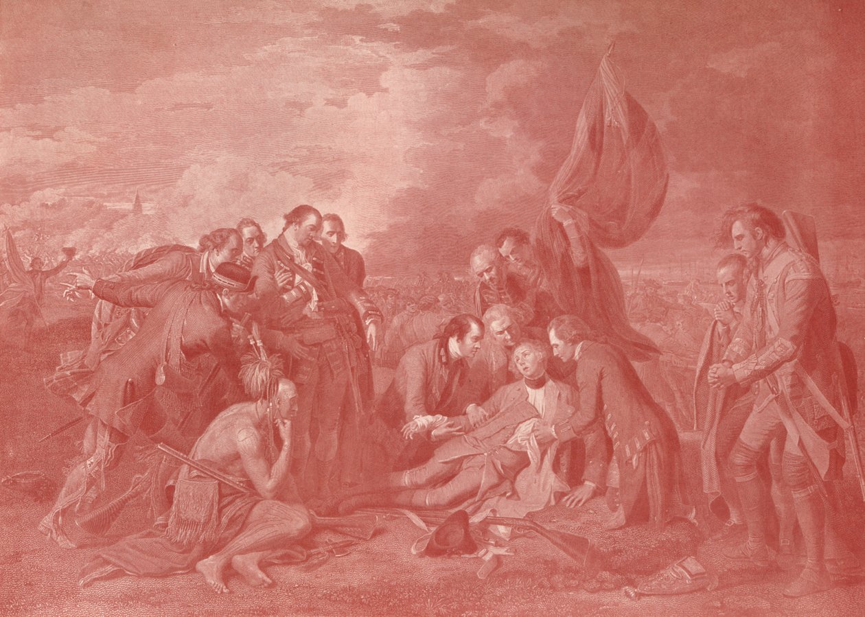 La muerte del General Wolfe, c1776 de William Woollett