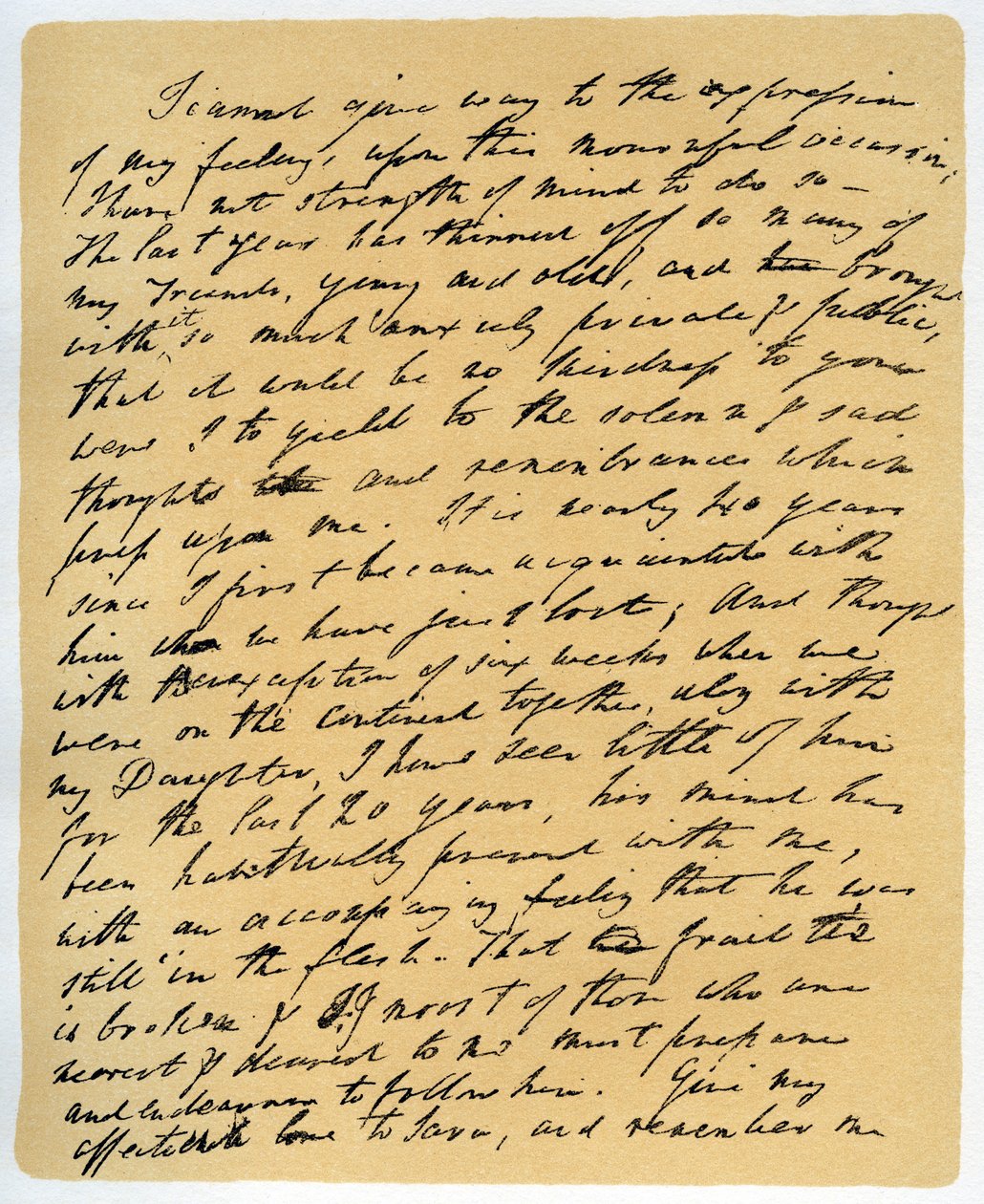 Carta de William Wordsworth sobre la muerte de Samuel Taylor Coleridge, 29 de julio de 1834 de William Wordsworth