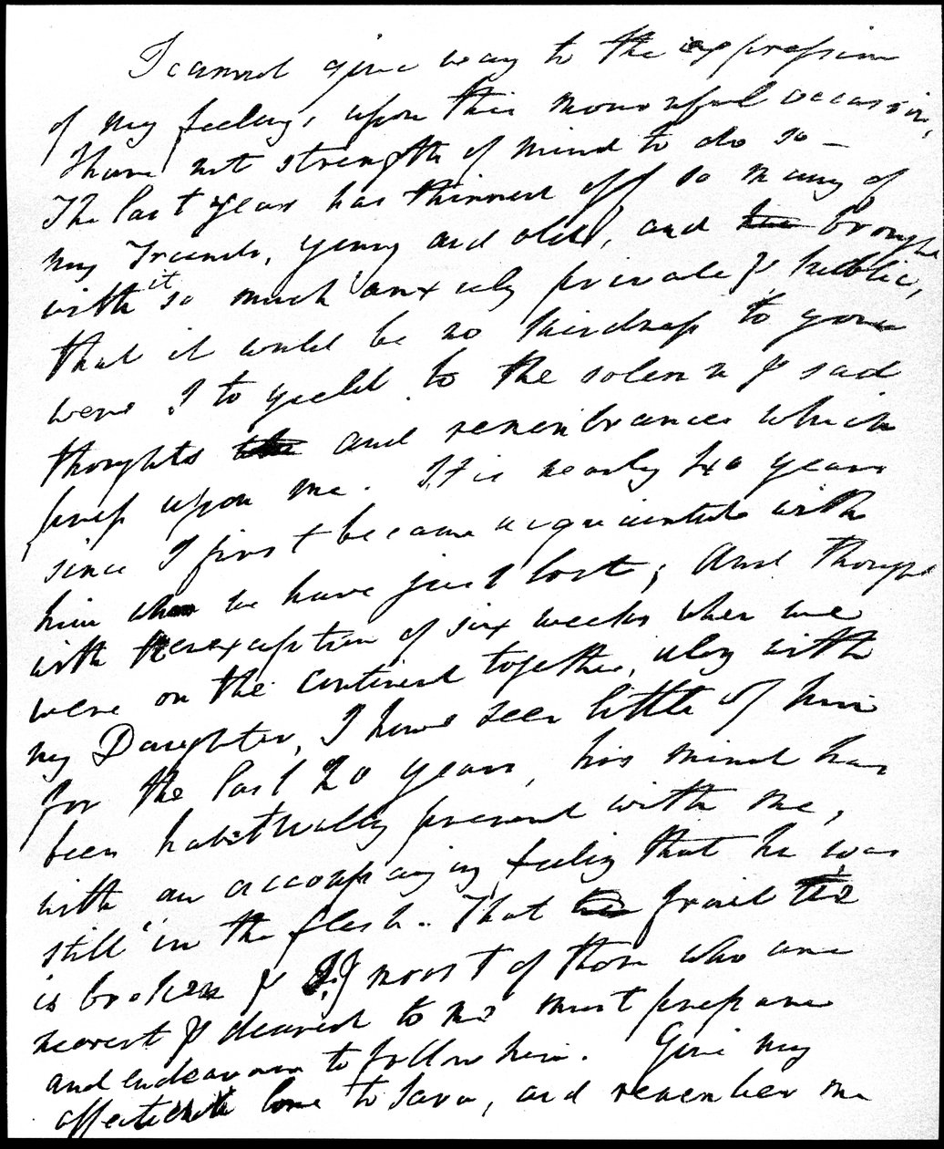 Carta de condolencia a Henry Nelson Coleridge por la muerte de su tío y suegro, Samuel Taylor Coleridge el 25 de julio de 1834, 29 de julio de 1834 de William Wordsworth