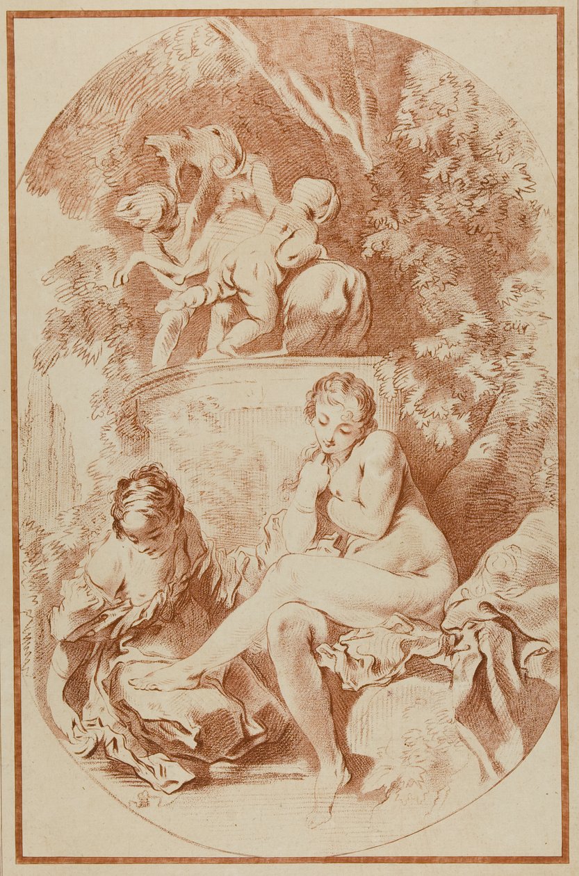 Betsabé, de Una colección de grabados en imitación de dibujos de William Wynne Ryland