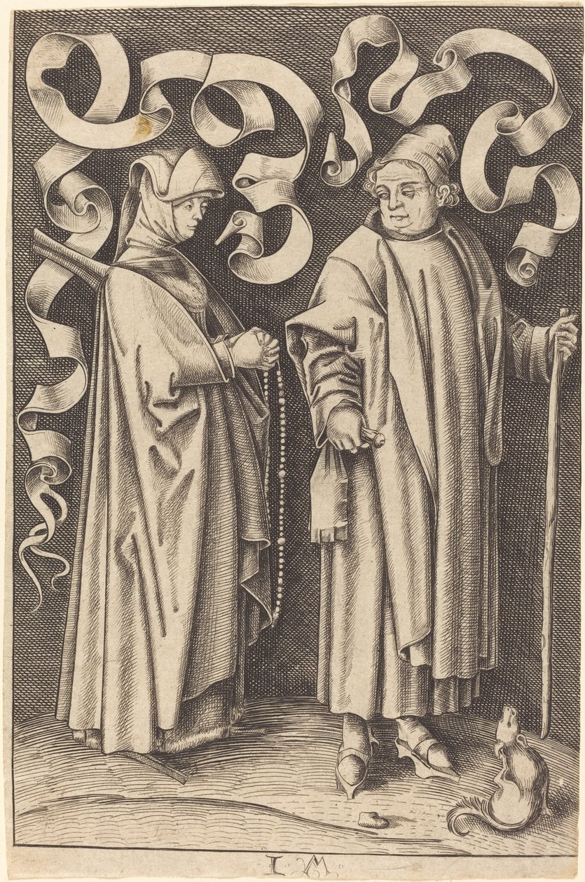 Los feligreses de William Young Ottley after Israhel van Meckenem