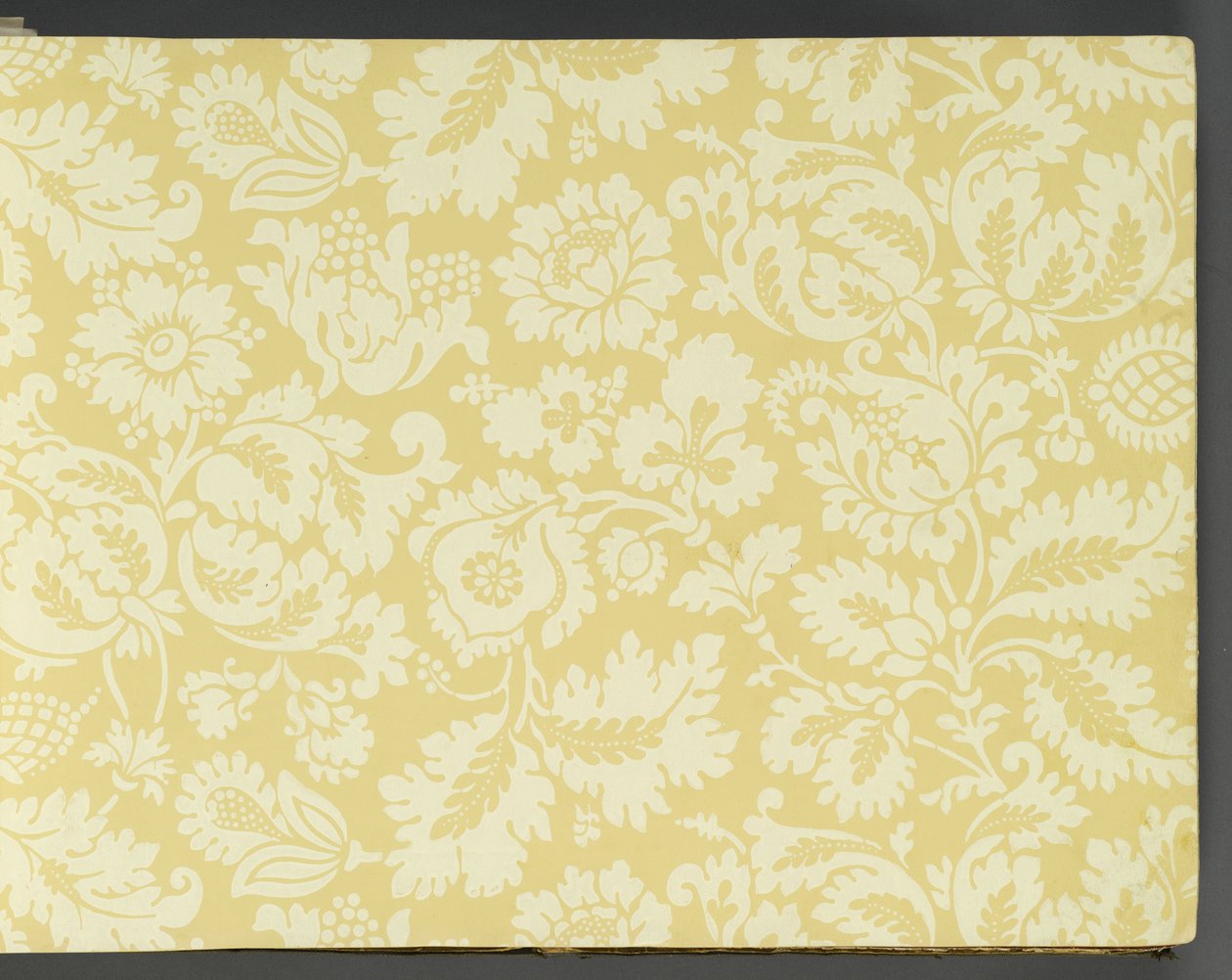 Libro de muestras de papel tapiz, antes de 1917 de William and Company Morris