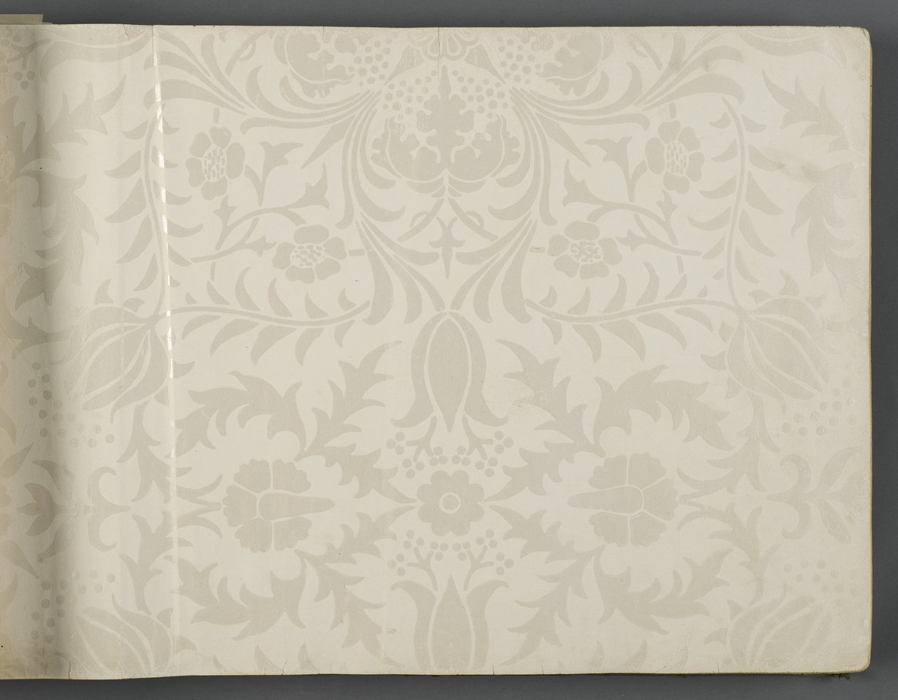 Libro de muestras de papel tapiz, antes de 1917 de William and Company Morris