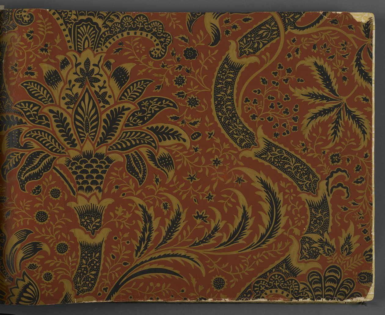 Libro de muestras de papel tapiz, antes de 1917 de William and Company Morris