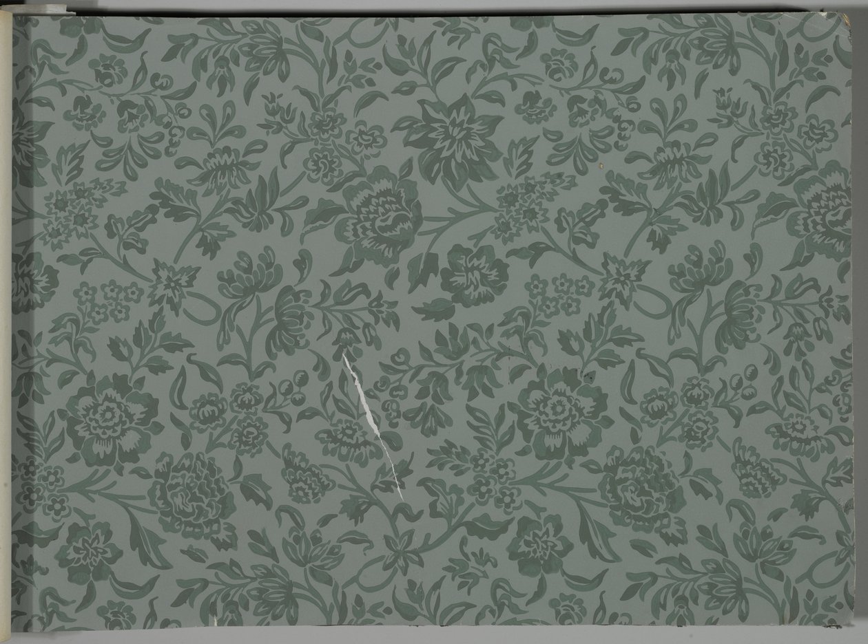 Libro de muestras de papel tapiz, antes de 1917 de William and Company Morris