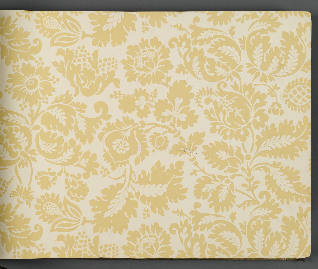 Libro de muestras de papel tapiz, antes de 1917 de William and Company Morris