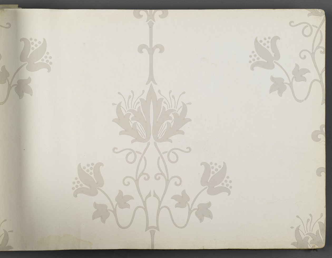 Libro de muestras de papel tapiz, antes de 1917 de William and Company Morris