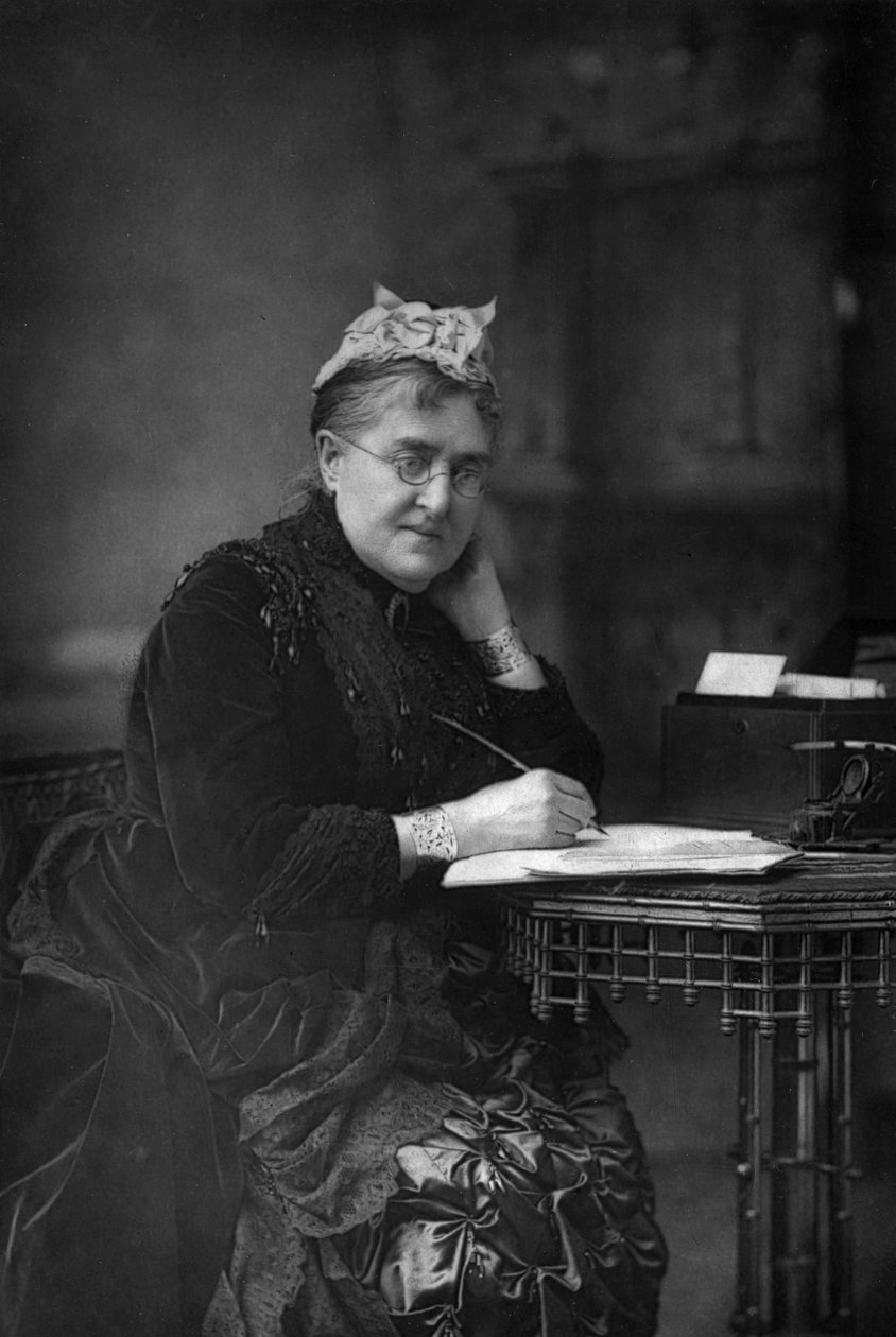 Eliza Lynn Linton 1822-1898, novelista, ensayista y periodista británica, 1890 de William and Daniel Downey