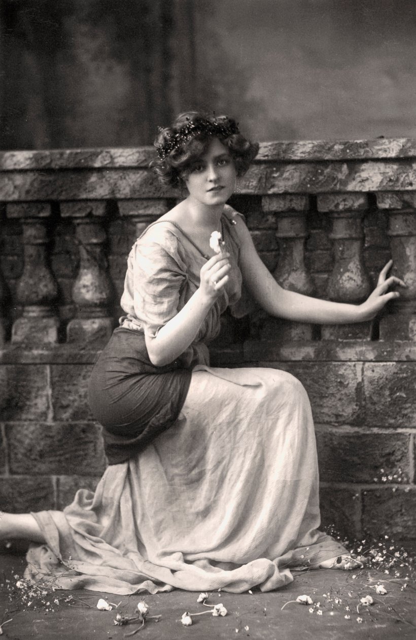 Gabrielle Ray 1883-1973, actriz inglesa, 1900s. de William and Daniel Downey