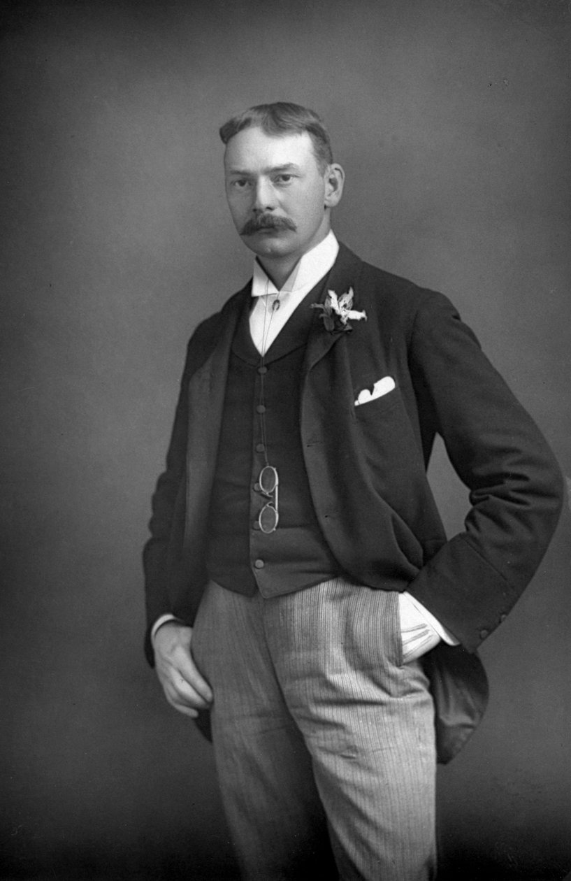 Jerome K. Jerome 1859-1927, autor inglés, 1893 de William and Daniel Downey