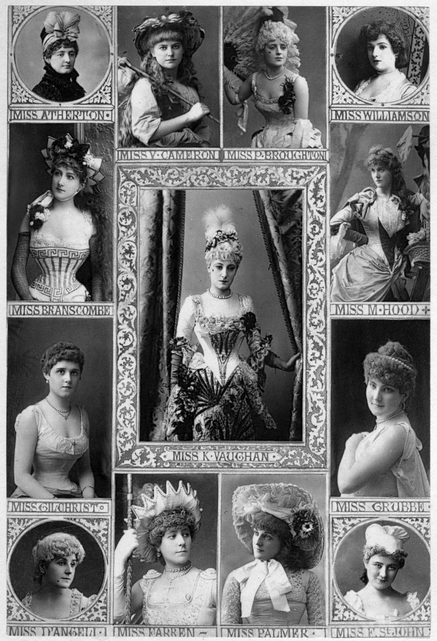 Actrices principales del siglo XIX, 1890 de William and Daniel Downey