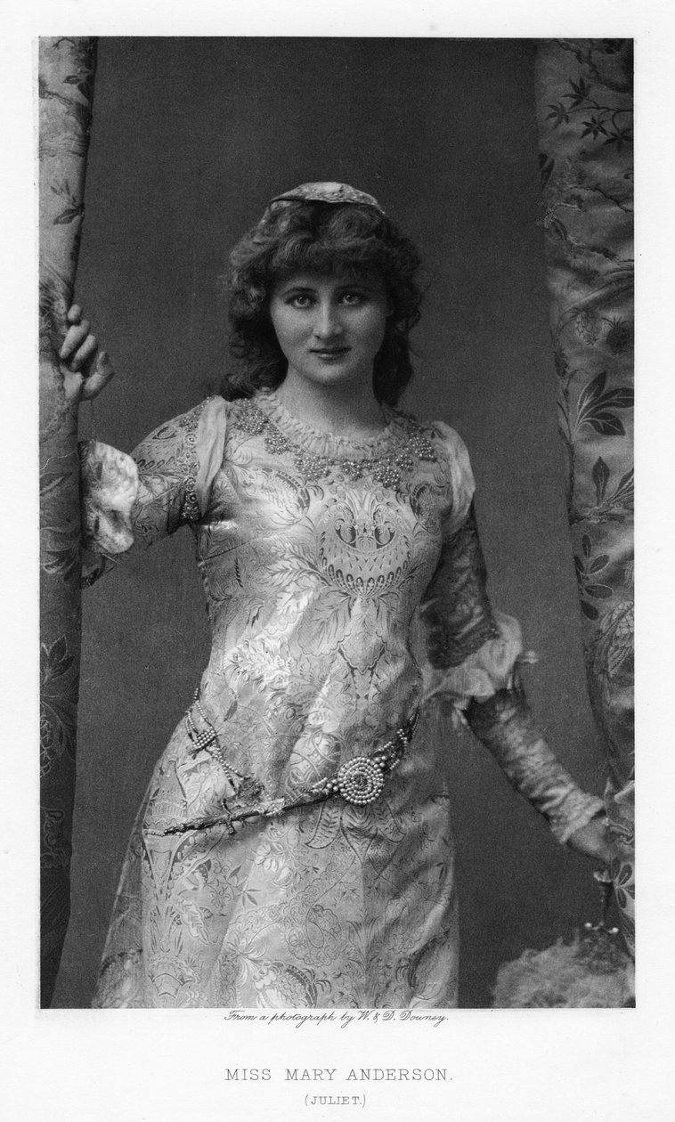 Mary Anderson, actriz estadounidense, c1895 de William and Daniel Downey