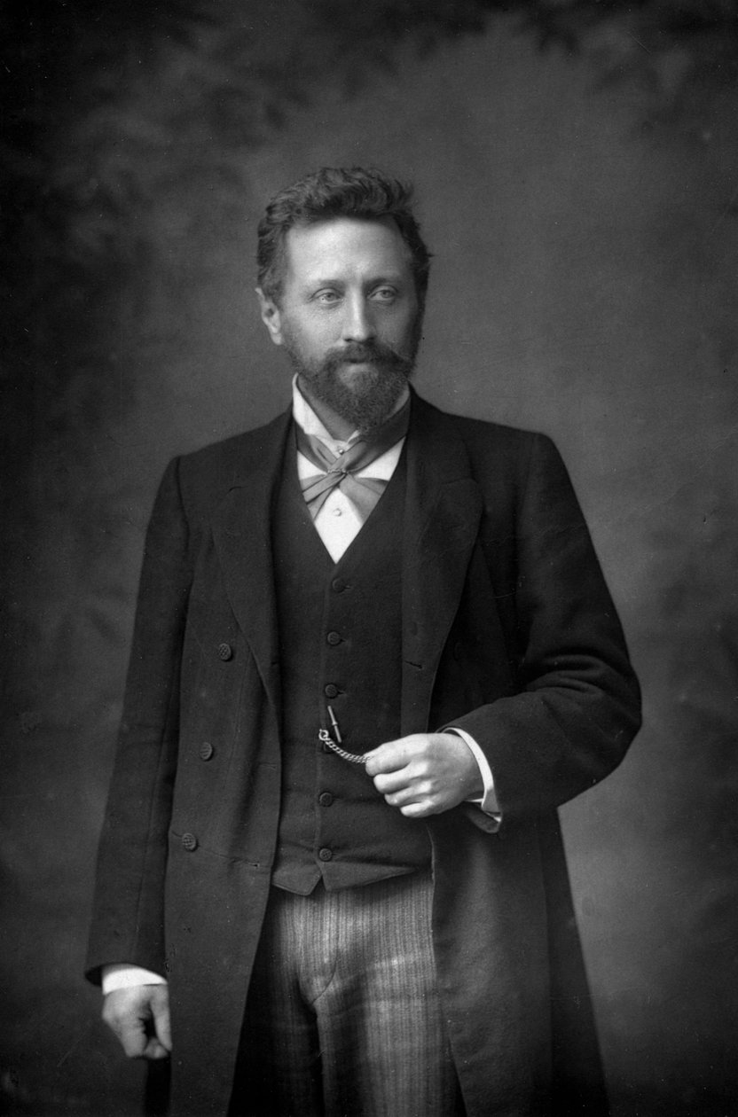 Profesor William Edward Ayrton 1847-1908, físico e ingeniero eléctrico británico, 1893 de William and Daniel Downey