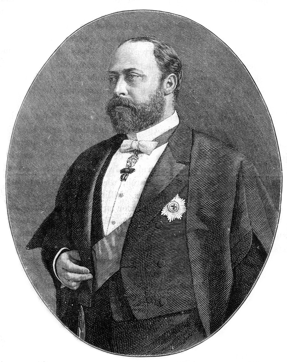 El Príncipe de Gales en sus túnicas como Bencher del Middle Temple, 1900 de William and Daniel Downey
