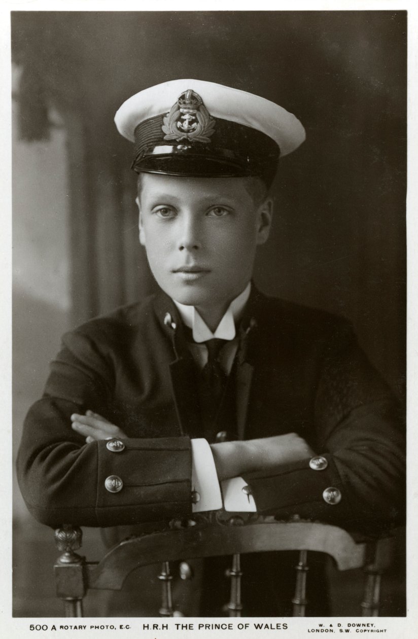 El Príncipe de Gales en uniforme naval, c1910 de William and Daniel Downey