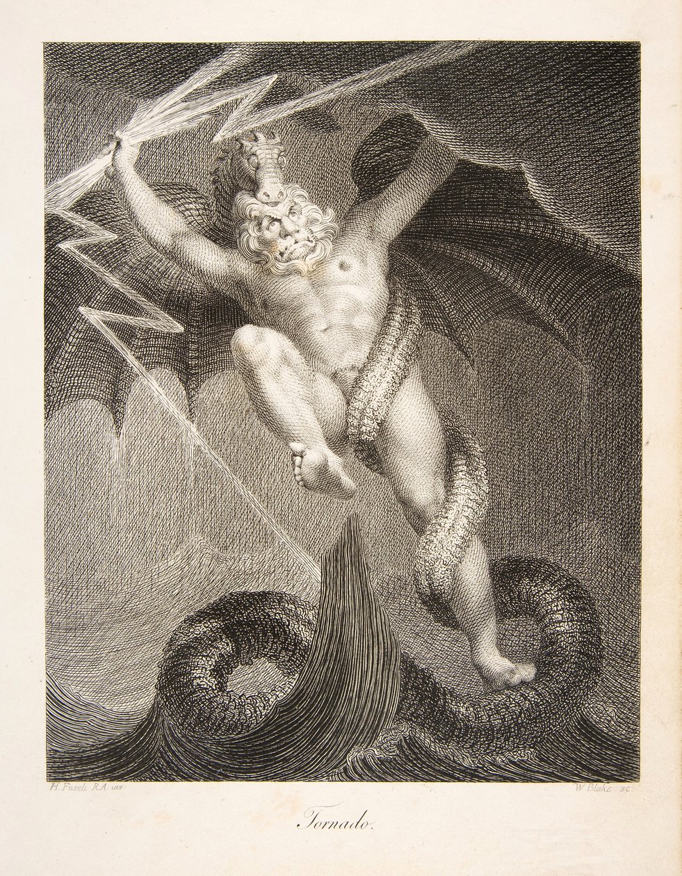 Tornado, pub. 1795 de William and Fuseli Henry Blake