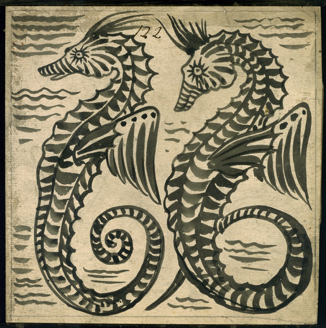 Caballito de mar de William de Morgan