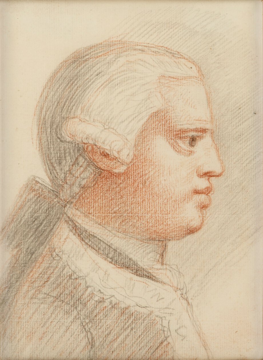 Eduardo Augusto, duque de York, c.1761-7 (tiza sobre papel) de William of Bath Hoare