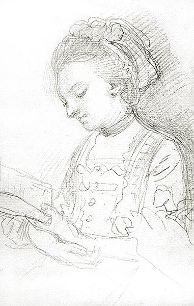 Mujer leyendo de William of Bath Hoare