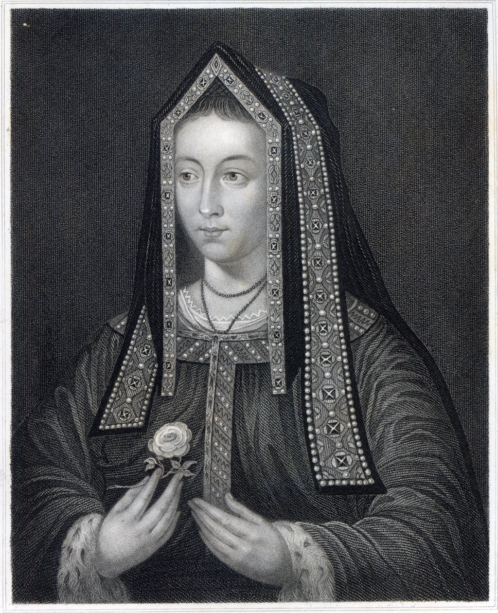 Retrato de Isabel de York de William the Younger Holl