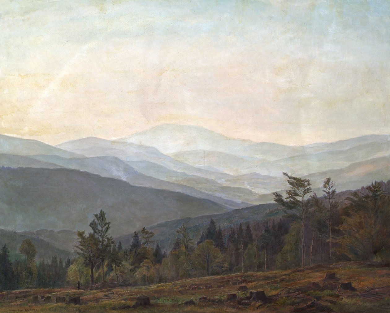 paisaje bávaro de Willy ter Hell