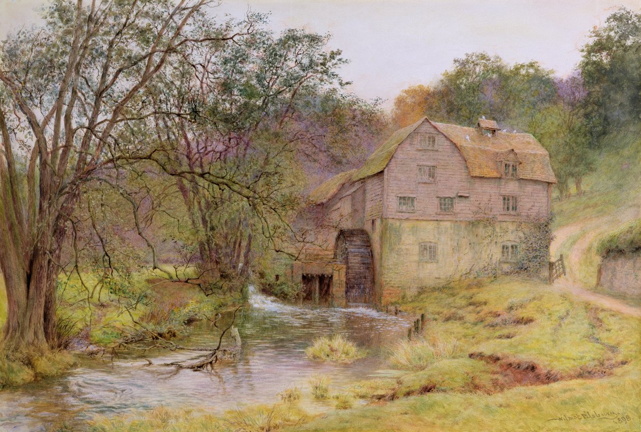 El arroyo infalible, el arroyo ocupado, 1898 de Wilmot Pilsbury