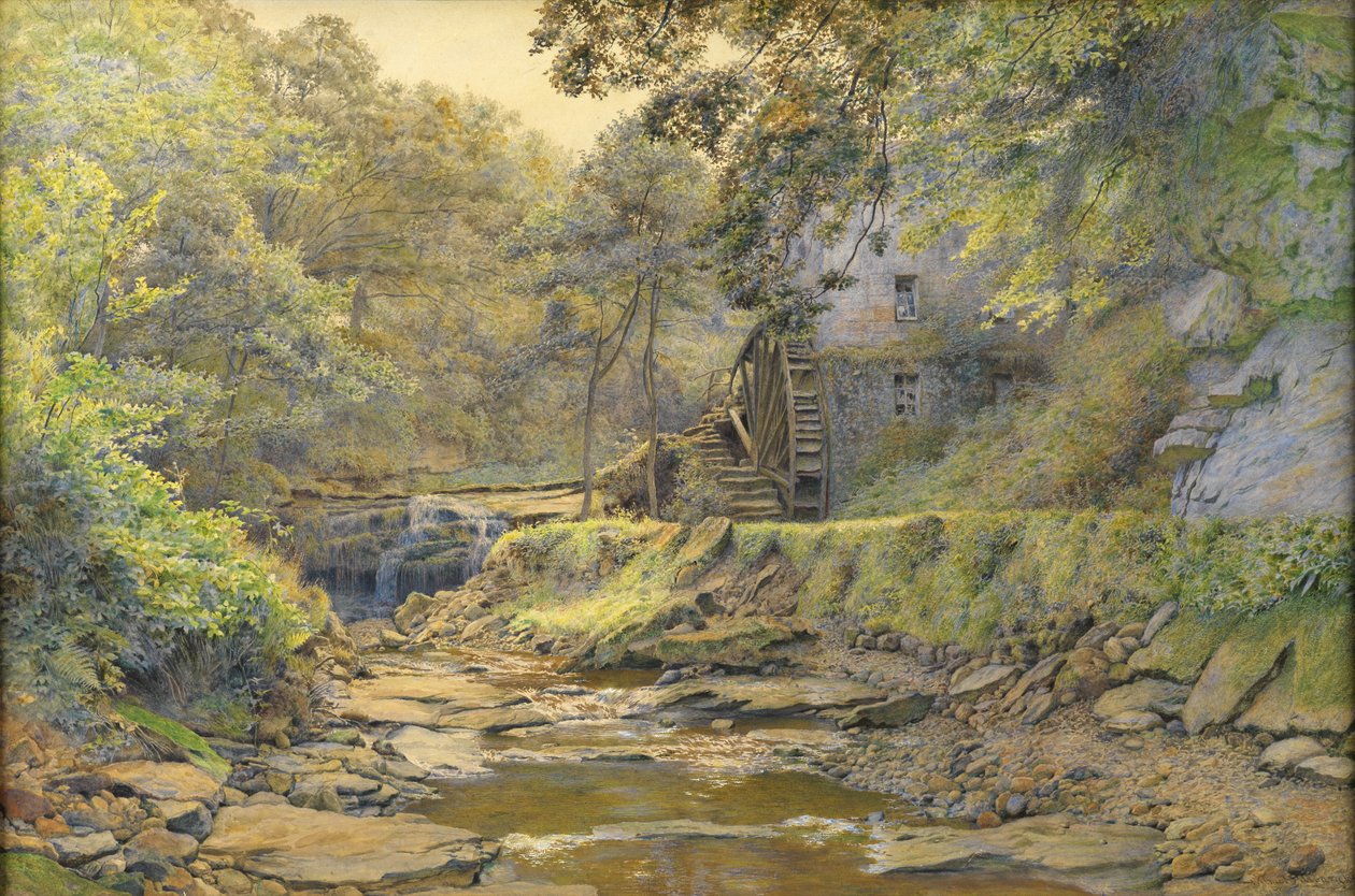 Un molino de Yorkshire, 1886 de Wilmot Pilsbury