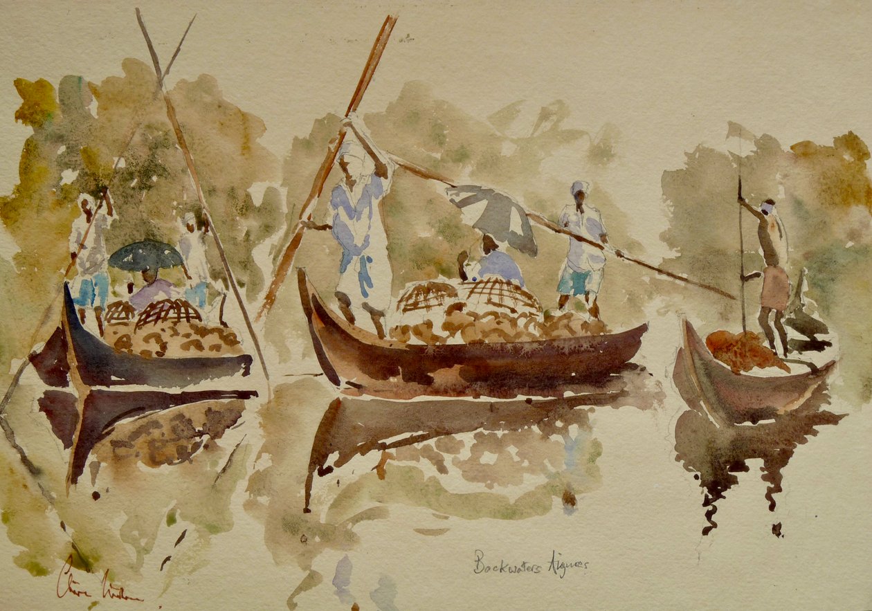 Figuras en el Backwater de Wilson Clive