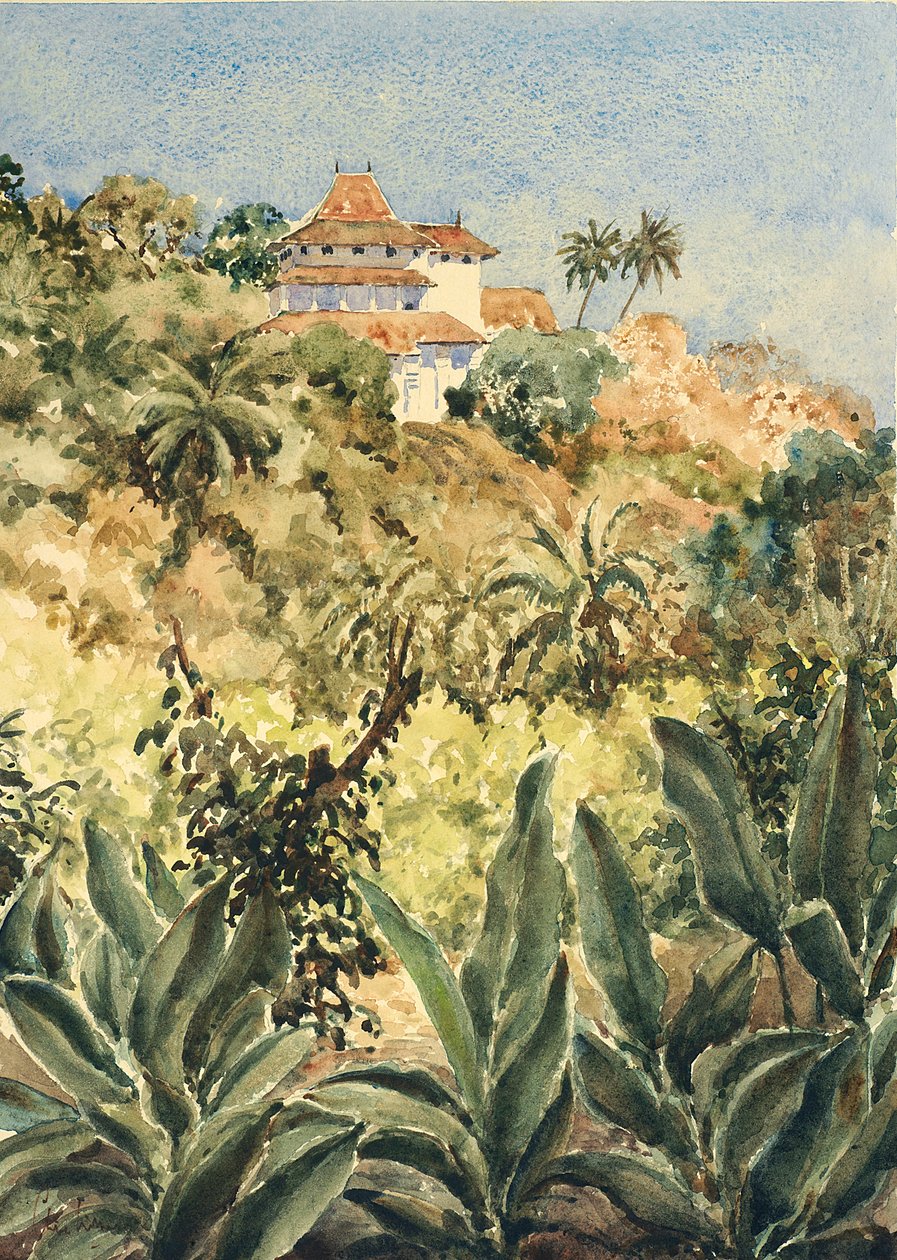 Lankatilaka desde el jardín de pimienta de Wilson Clive