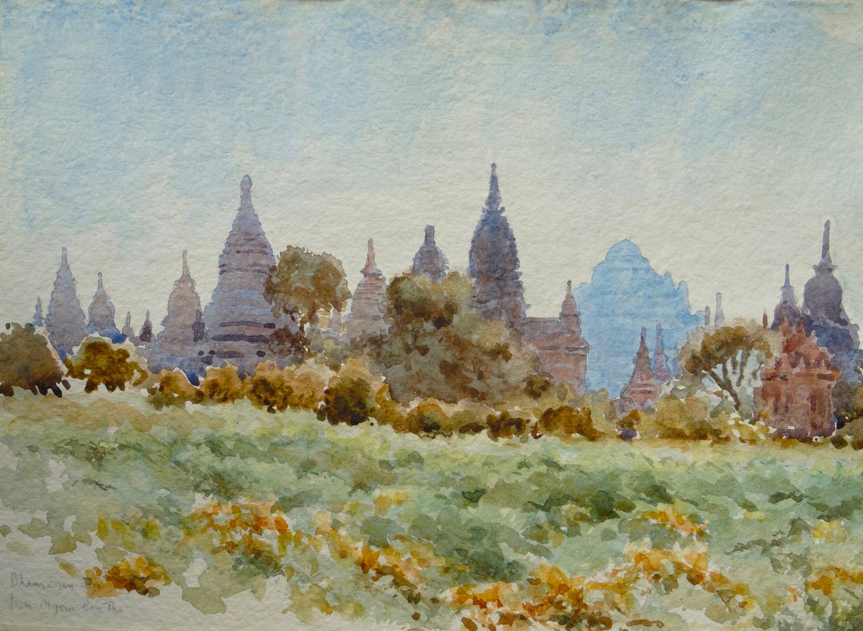 898 Dhamayan Gyi desde Myew Bon Tha, Bagan de Wilson Clive