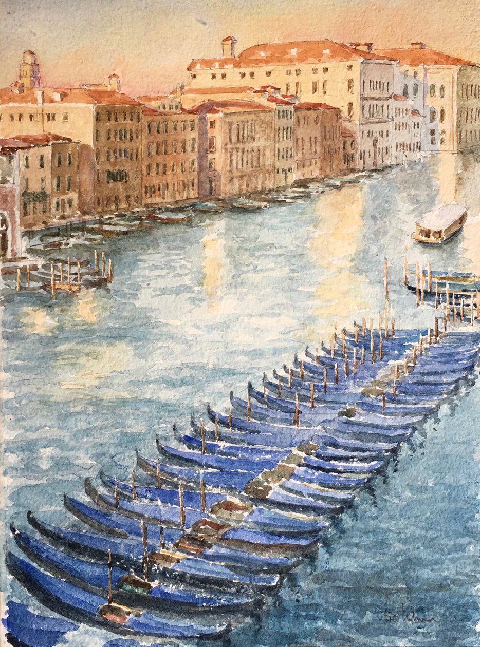 998 Amanecer de diciembre desde Palazzo Michiel dal Brusa de Wilson Clive