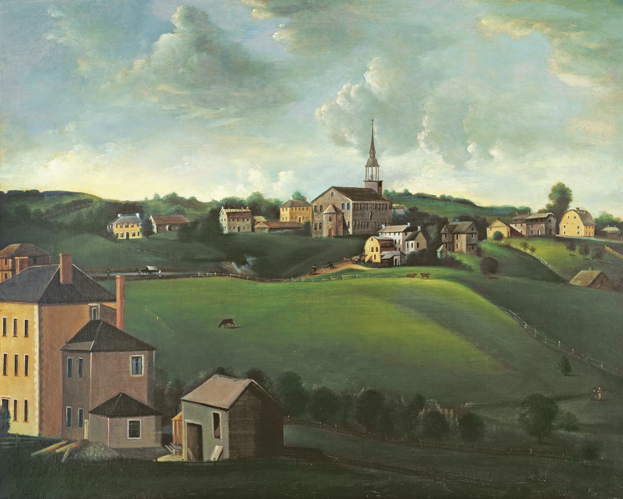 Casa de reuniones de Hingham, 1845 de Winckworth Allan Gay