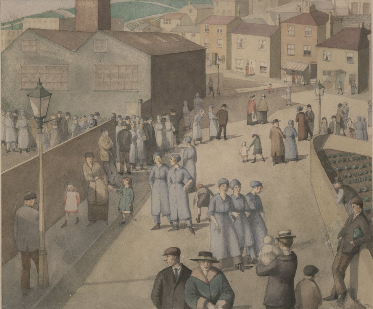 Salir de la fábrica de municiones de Winifred Knights