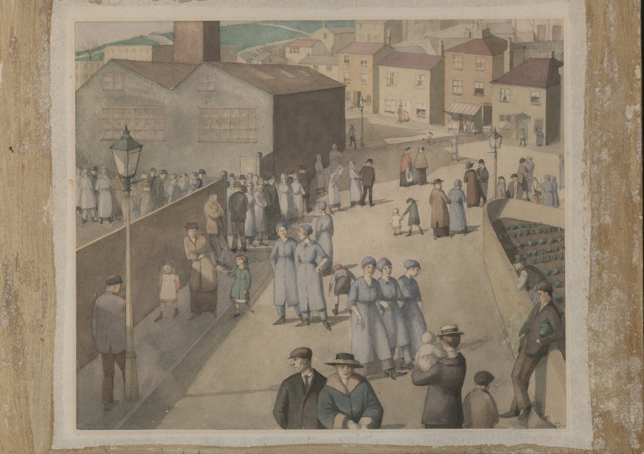 Salir de la fábrica de municiones de Winifred Knights