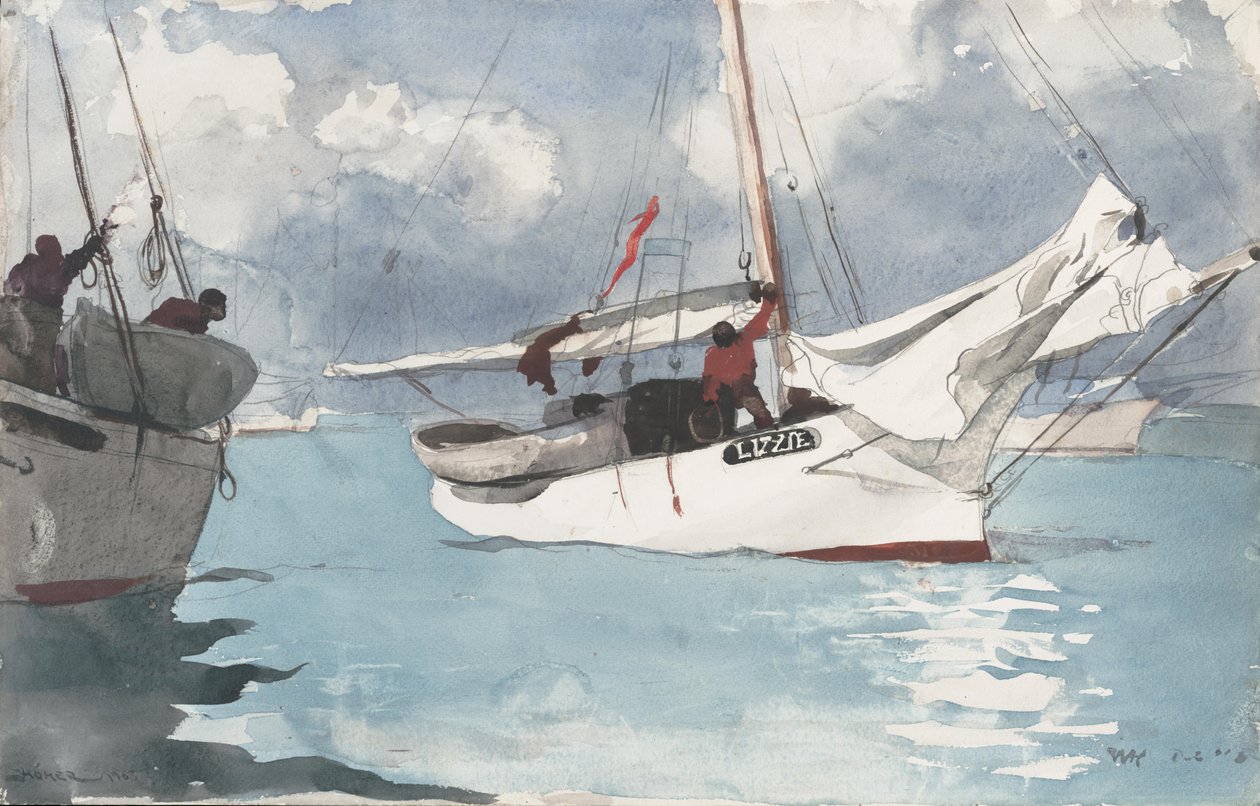 Barcos de pesca, Cayo Hueso de Winslow Homer