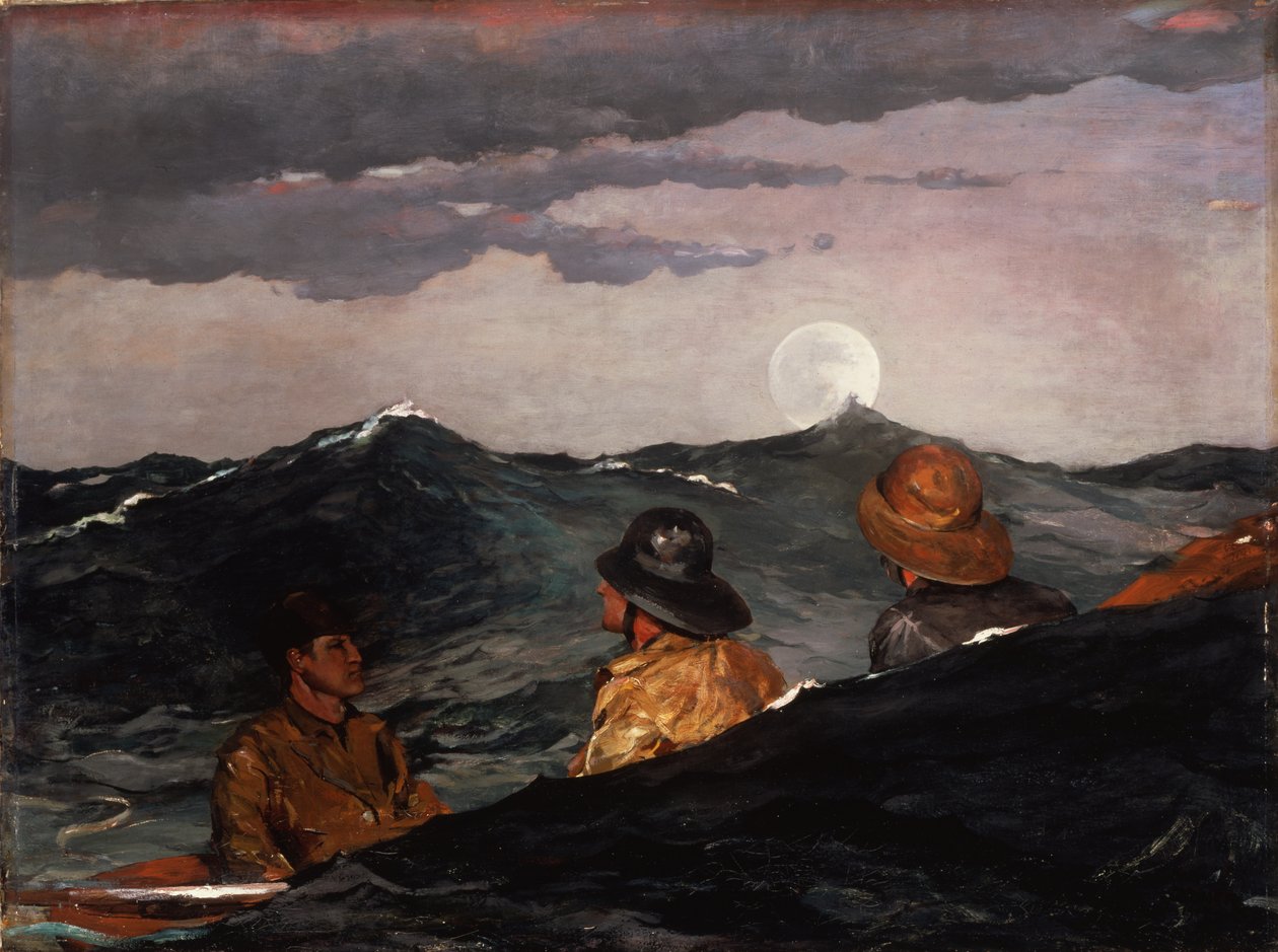 Besando la luna, 1904 de Winslow Homer