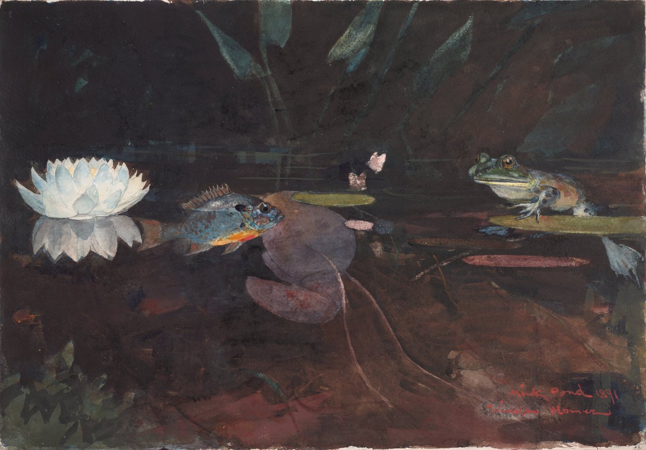 Estanque de visones de Winslow Homer