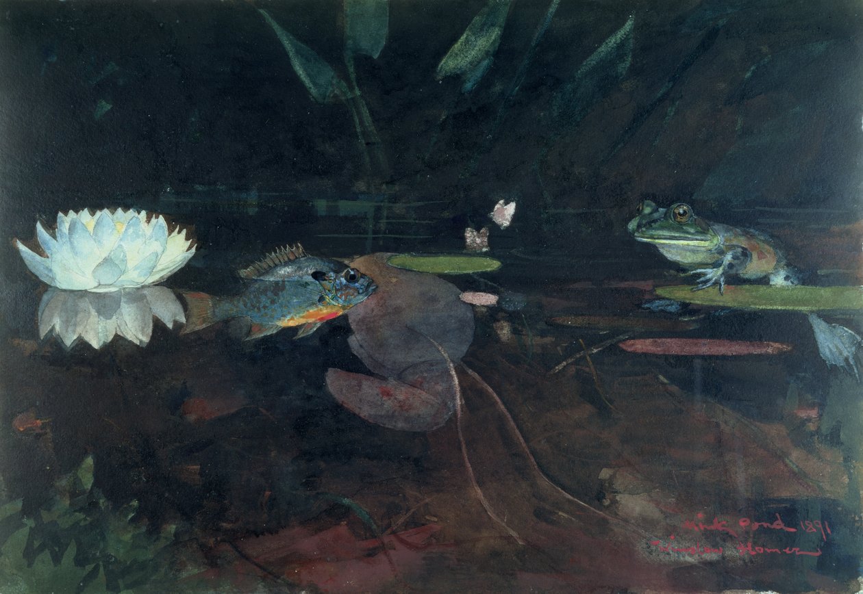 Estanque de visones de Winslow Homer