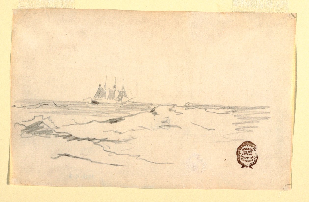 Goleta cerca de una costa rocosa de Winslow Homer