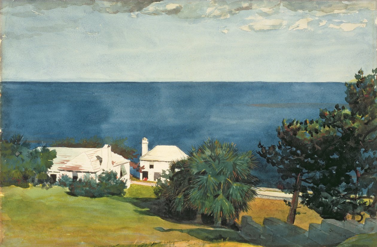 Costa en Bermudas, c.1899 de Winslow Homer