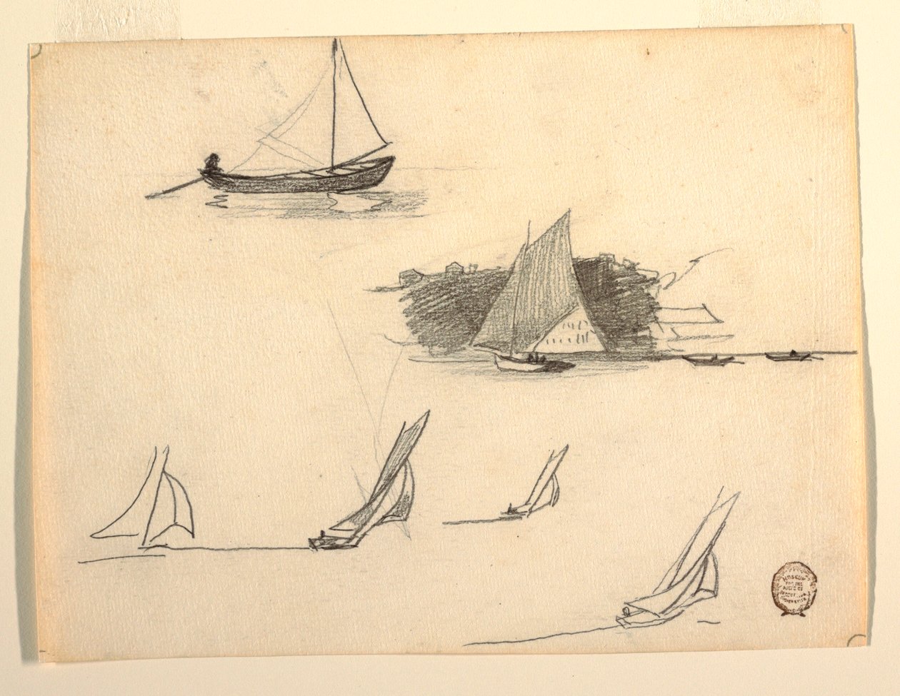 Seis estudios de veleros de Winslow Homer