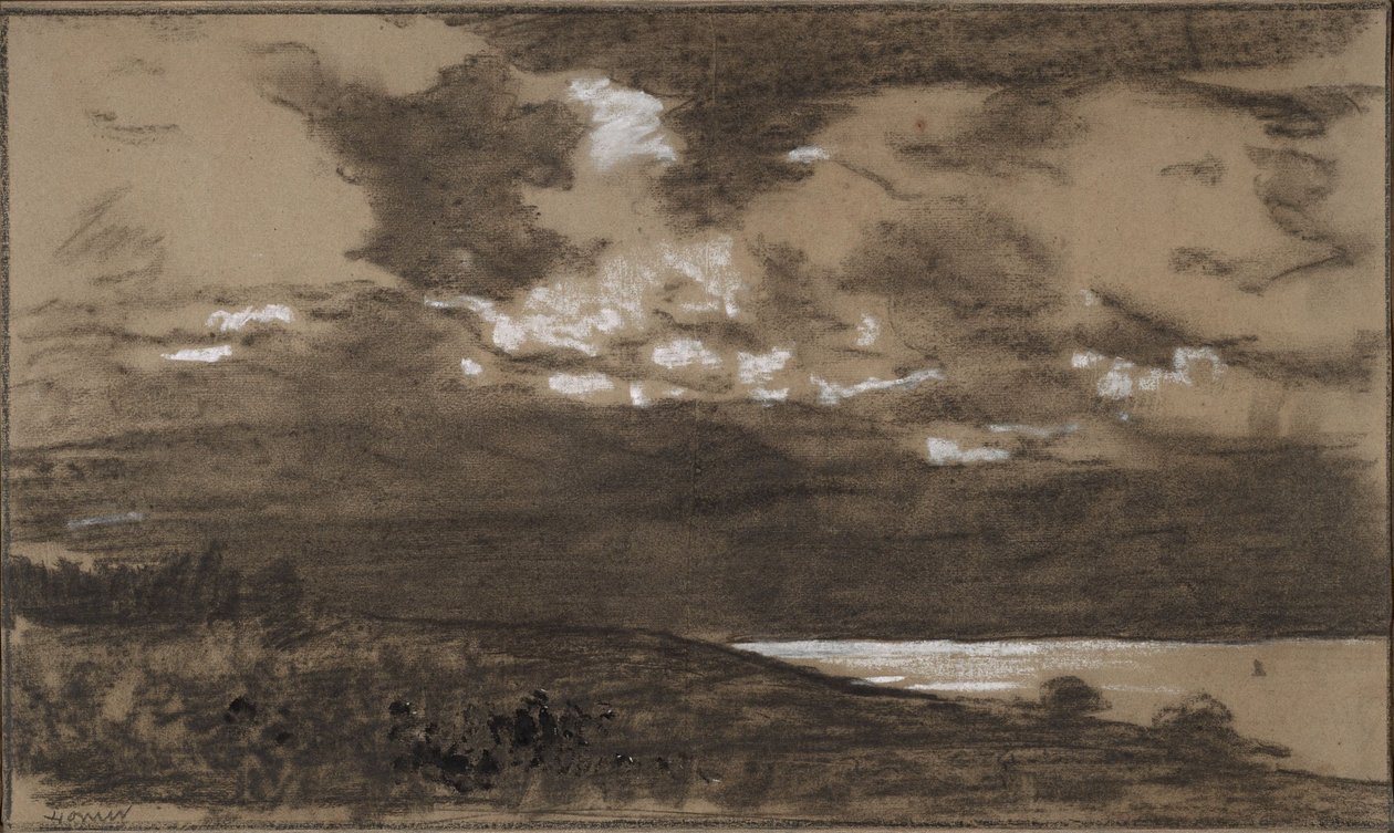 Cielo tormentoso de Winslow Homer
