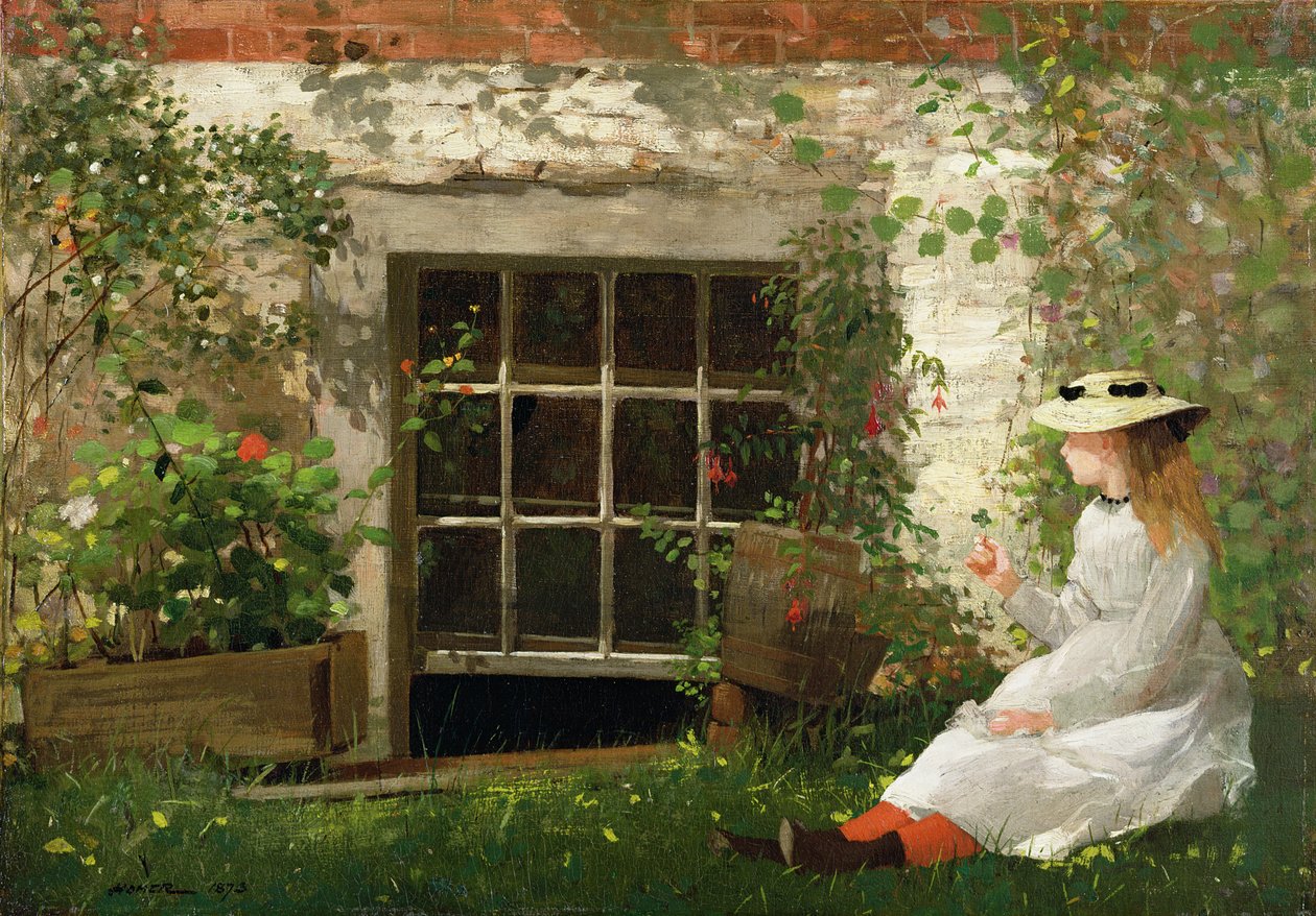 El trébol de cuatro hojas, 1873 de Winslow Homer