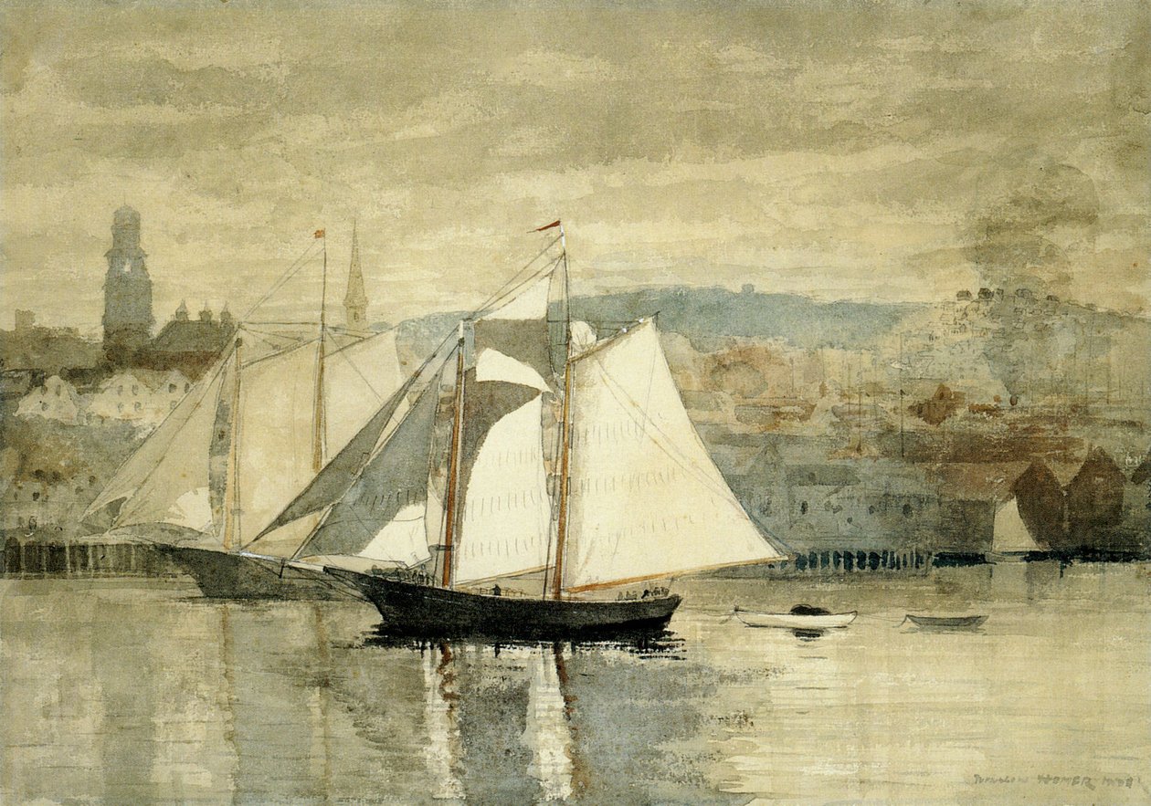 Dos veleros de Winslow Homer