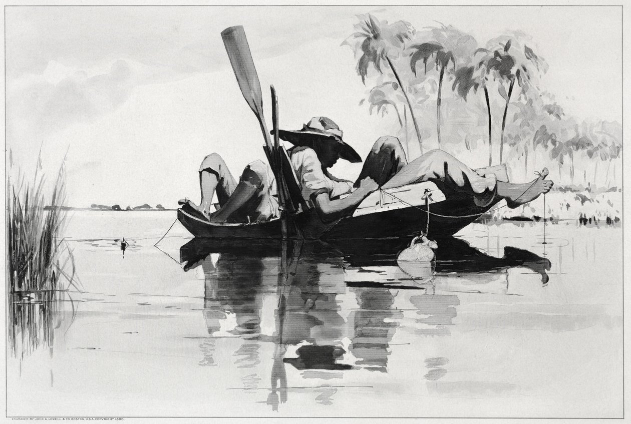 Una fiesta de pesca de Winslow Homer