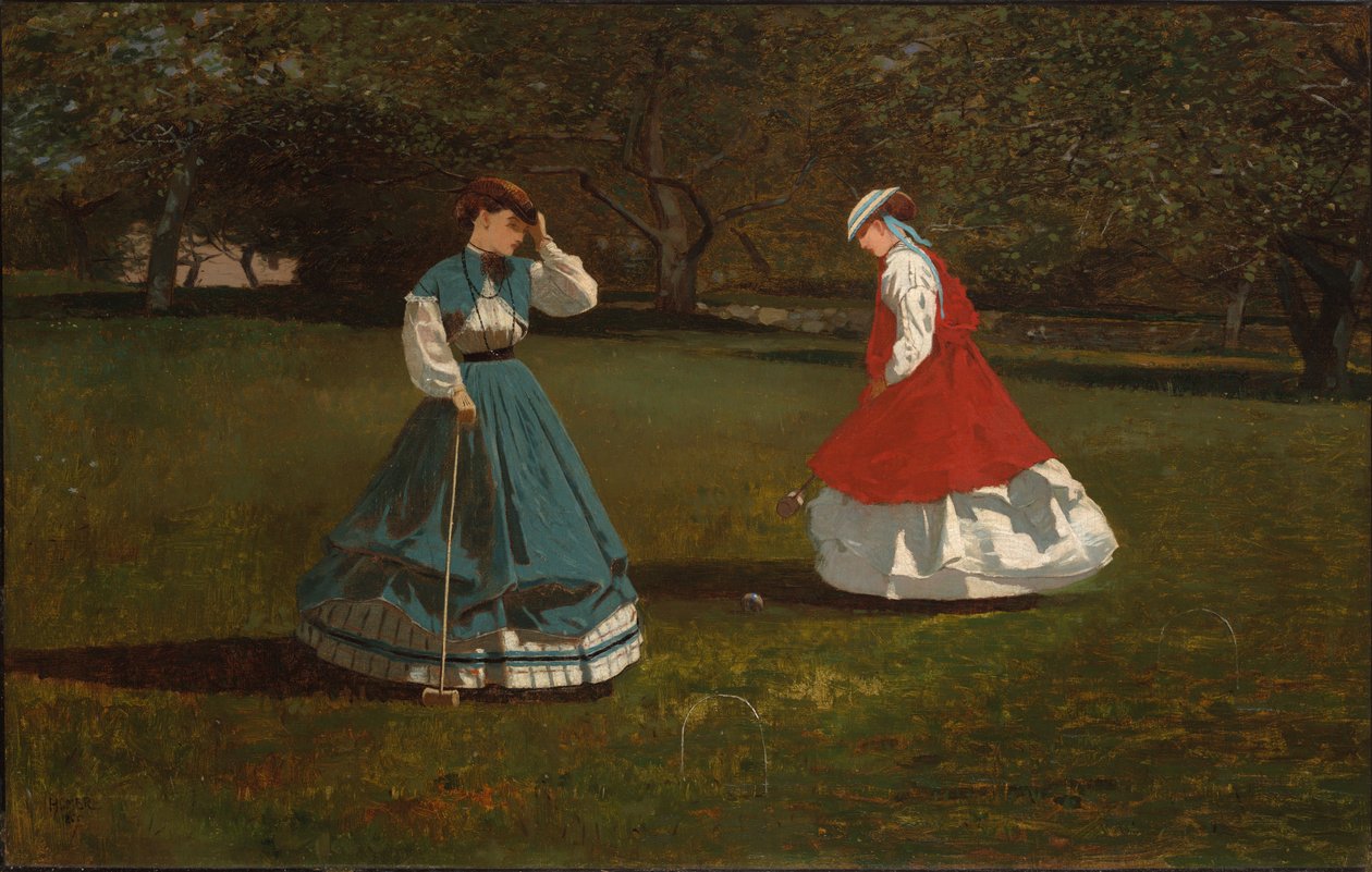 Una partida de croquet de Winslow Homer