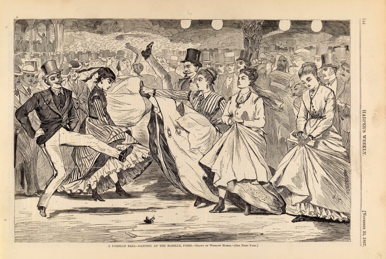A Parisian Ball--Dancing at the Mabille, Paris, de Harper