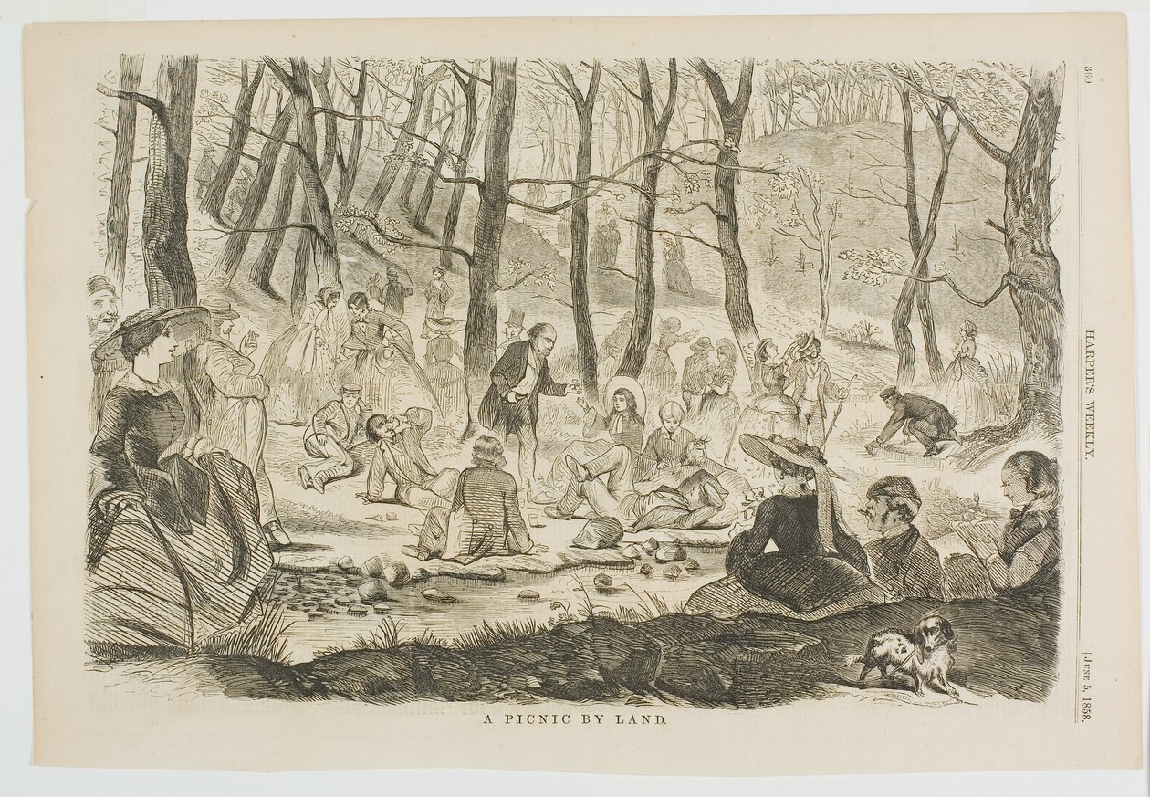 Picnic por tierra de Winslow Homer