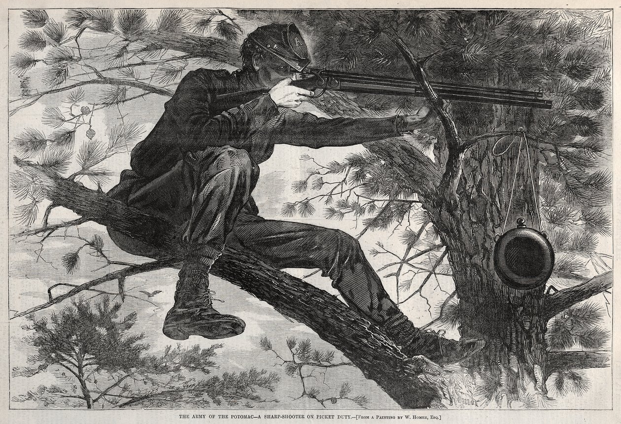 Un francotirador de guardia de Winslow Homer