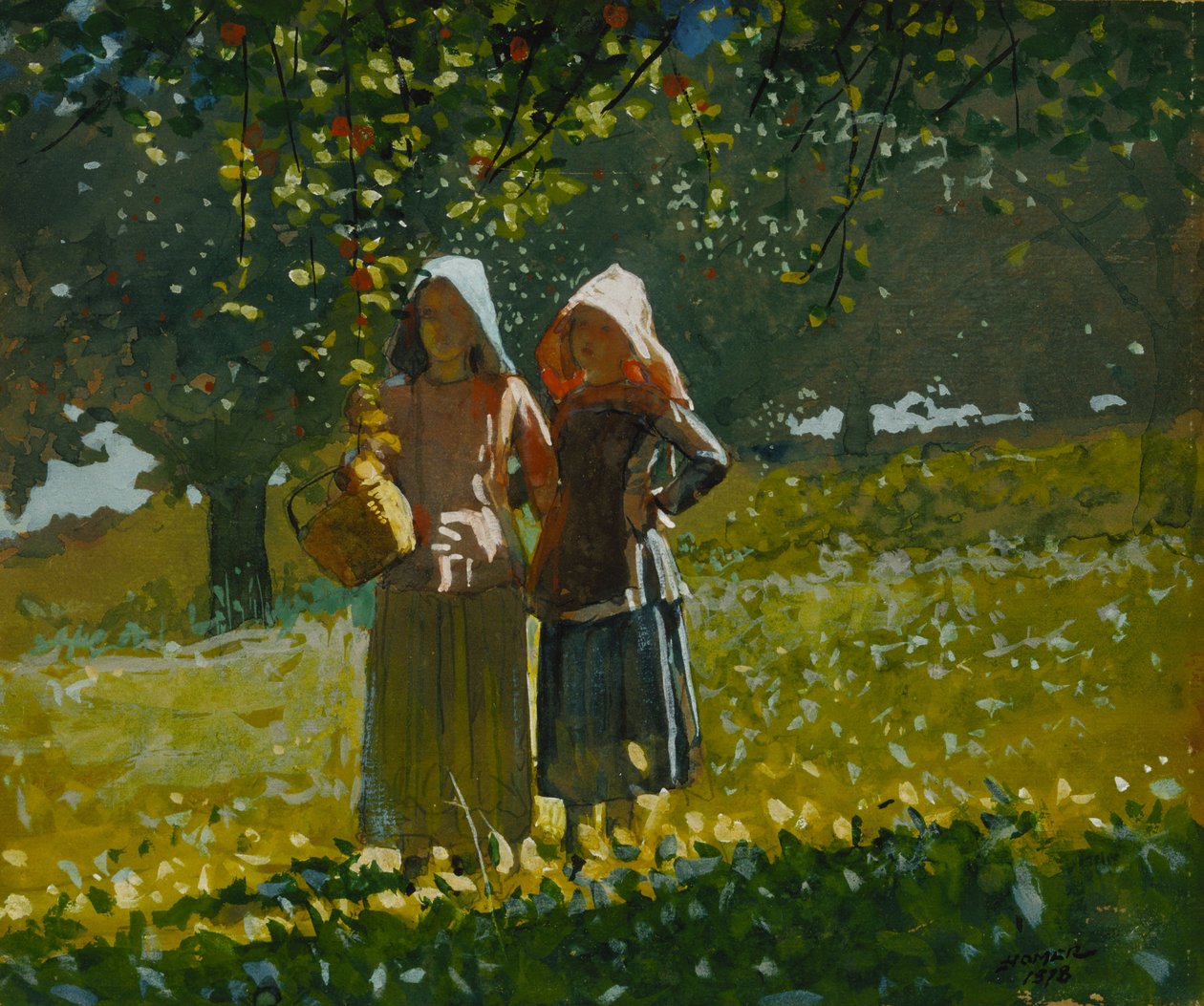 Recogida de manzanas de Winslow Homer